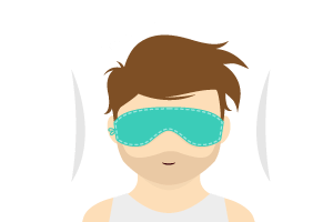 Man sleeping in using his Fanclub Perks Late Start